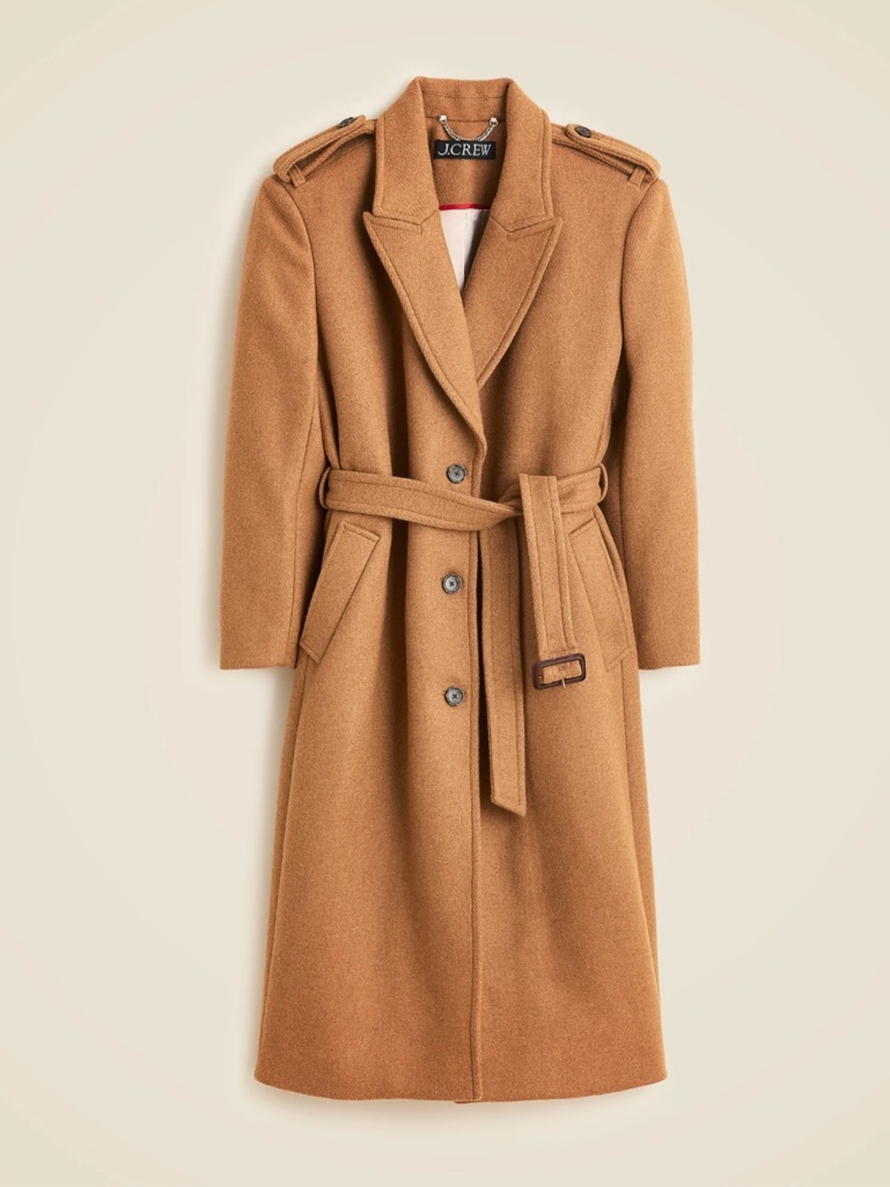 J. Crew Wrap trench coat in Italian double-faced wool blend size XS $498